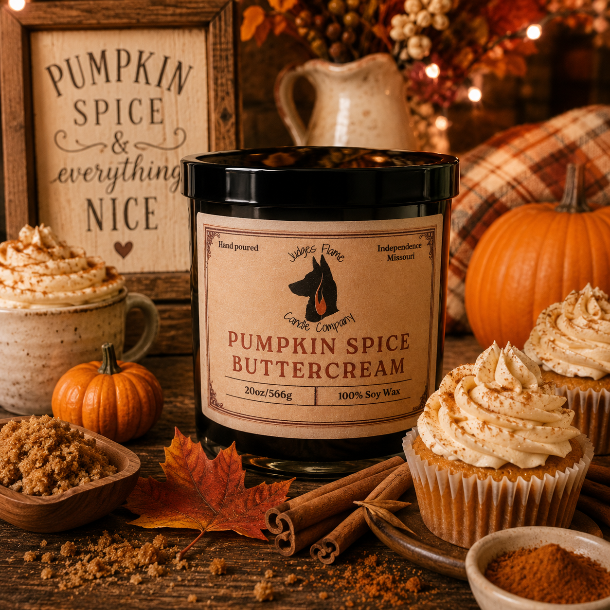 Pumpkin Spice Buttercream Soy Candle