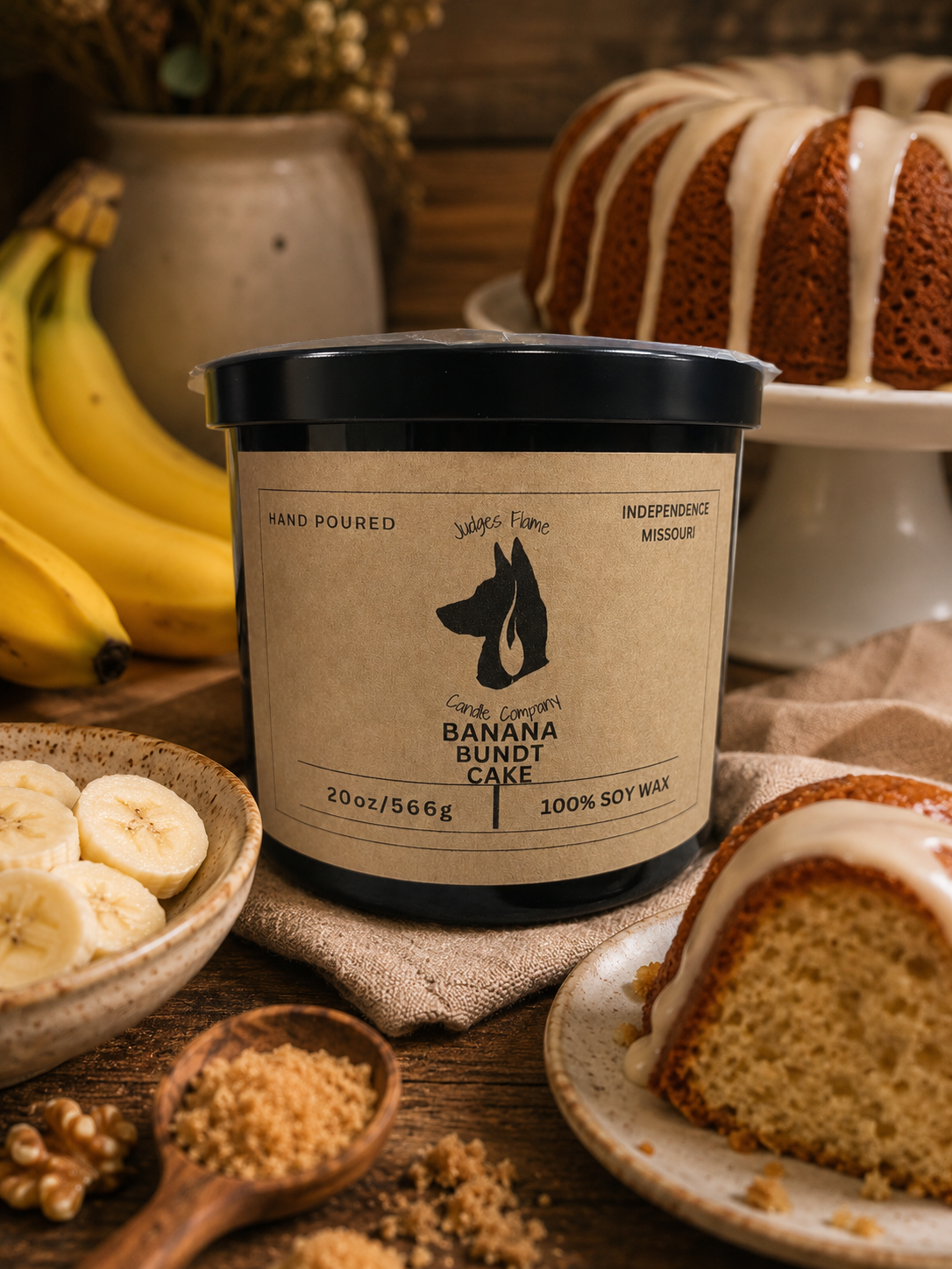 Banana Bundt Cake Scented Candle