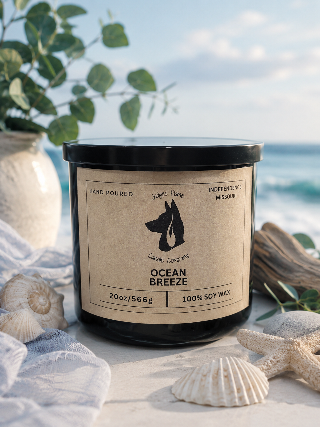 Ocean Breeze Scented Candle