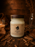 Sandalwood & Suede Scented Candle
