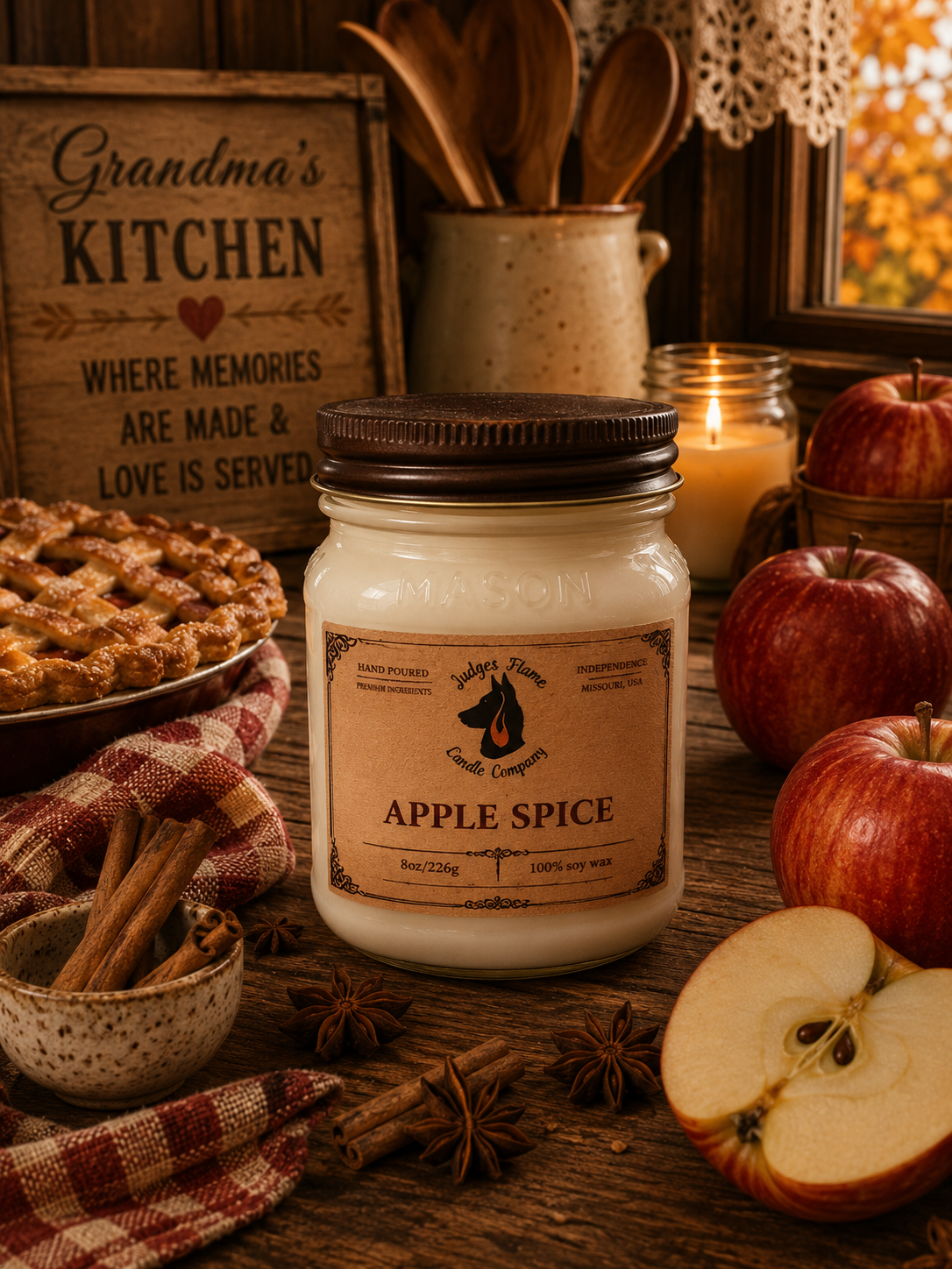 Apple Spice Soy Candle