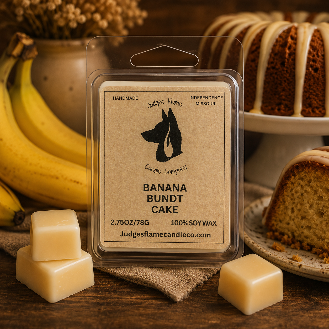 Banana Bundt Cake Scented Candle